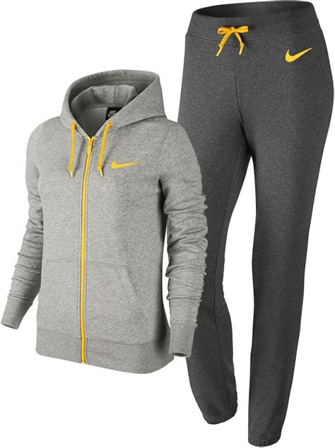 blau gelber nike jogginganzug damen|jogginanzüge damen.